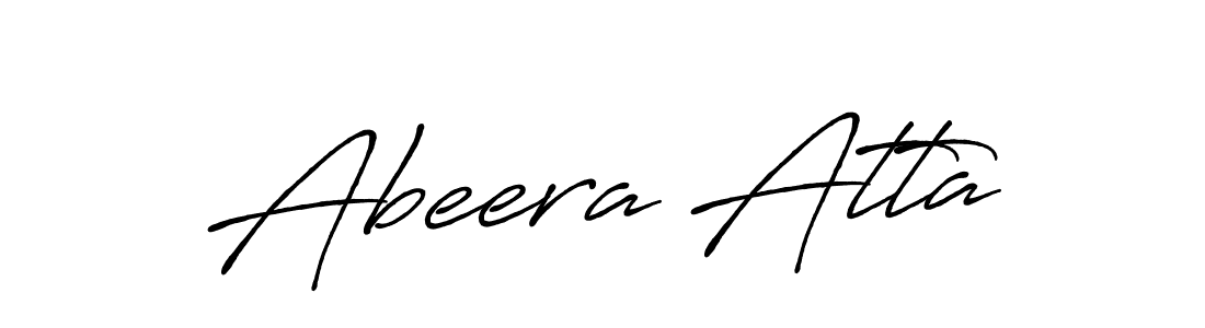 Once you've used our free online signature maker to create your best signature Antro_Vectra_Bolder style, it's time to enjoy all of the benefits that Abeera Atta name signing documents. Abeera Atta signature style 7 images and pictures png