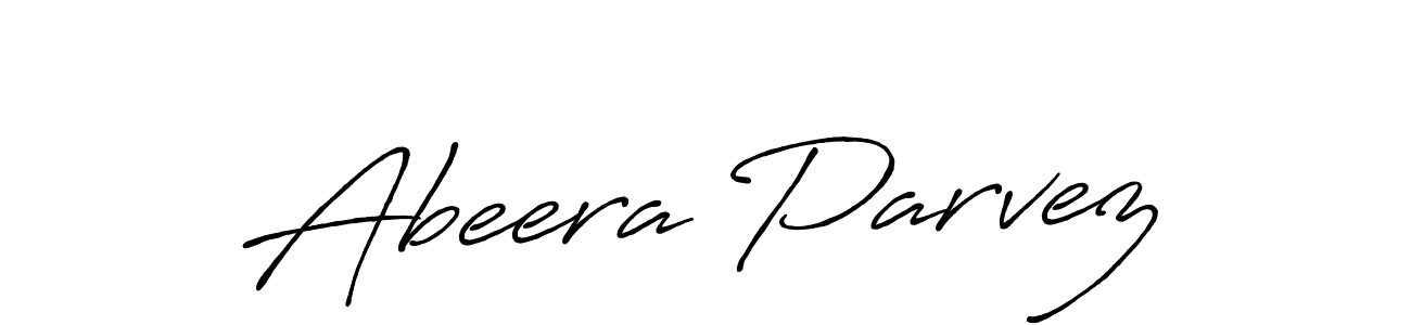 The best way (Antro_Vectra_Bolder) to make a short signature is to pick only two or three words in your name. The name Abeera Parvez include a total of six letters. For converting this name. Abeera Parvez signature style 7 images and pictures png