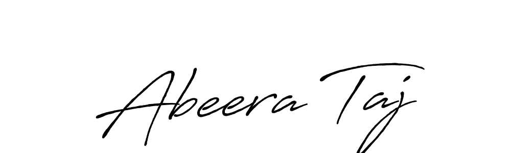Also we have Abeera Taj name is the best signature style. Create professional handwritten signature collection using Antro_Vectra_Bolder autograph style. Abeera Taj signature style 7 images and pictures png