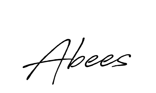 Once you've used our free online signature maker to create your best signature Antro_Vectra_Bolder style, it's time to enjoy all of the benefits that Abees name signing documents. Abees signature style 7 images and pictures png