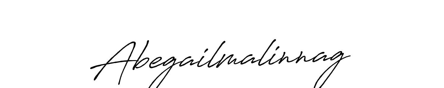 Design your own signature with our free online signature maker. With this signature software, you can create a handwritten (Antro_Vectra_Bolder) signature for name Abegailmalinnag. Abegailmalinnag signature style 7 images and pictures png