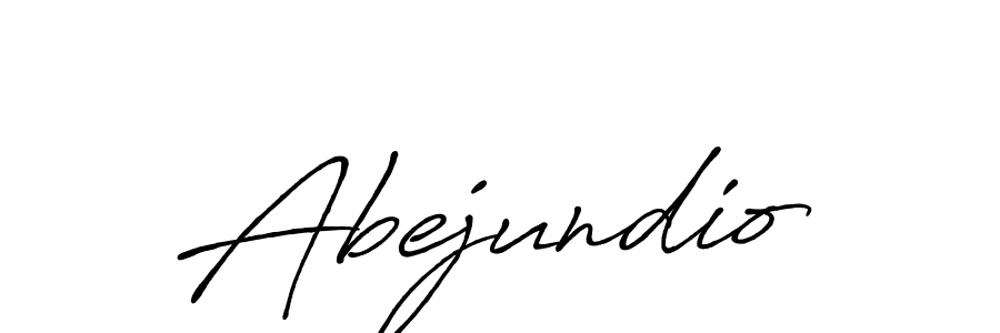 Abejundio stylish signature style. Best Handwritten Sign (Antro_Vectra_Bolder) for my name. Handwritten Signature Collection Ideas for my name Abejundio. Abejundio signature style 7 images and pictures png