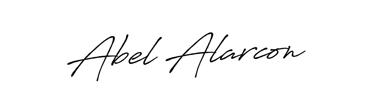 Abel Alarcon stylish signature style. Best Handwritten Sign (Antro_Vectra_Bolder) for my name. Handwritten Signature Collection Ideas for my name Abel Alarcon. Abel Alarcon signature style 7 images and pictures png