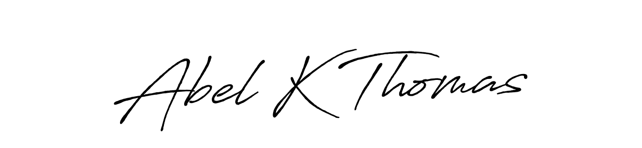 You should practise on your own different ways (Antro_Vectra_Bolder) to write your name (Abel K Thomas) in signature. don't let someone else do it for you. Abel K Thomas signature style 7 images and pictures png