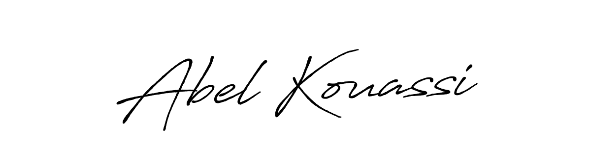 Use a signature maker to create a handwritten signature online. With this signature software, you can design (Antro_Vectra_Bolder) your own signature for name Abel Kouassi. Abel Kouassi signature style 7 images and pictures png