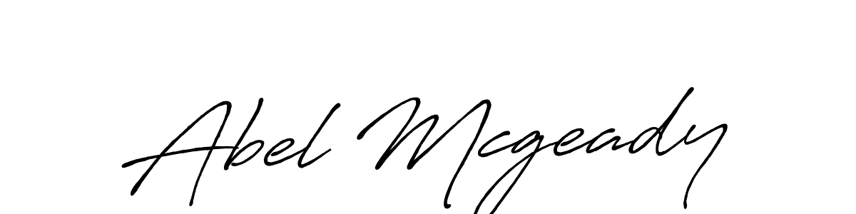 Also we have Abel Mcgeady name is the best signature style. Create professional handwritten signature collection using Antro_Vectra_Bolder autograph style. Abel Mcgeady signature style 7 images and pictures png