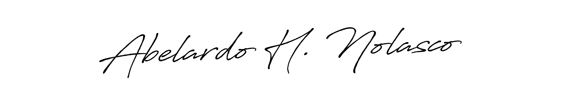 Also You can easily find your signature by using the search form. We will create Abelardo H. Nolasco name handwritten signature images for you free of cost using Antro_Vectra_Bolder sign style. Abelardo H. Nolasco signature style 7 images and pictures png