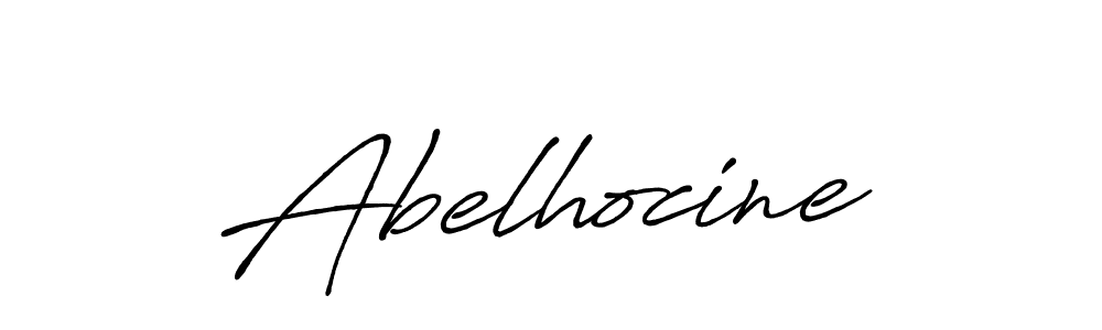 Make a beautiful signature design for name Abelhocine. Use this online signature maker to create a handwritten signature for free. Abelhocine signature style 7 images and pictures png