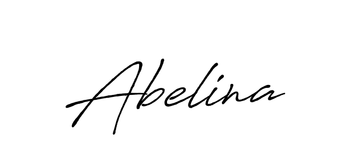 How to make Abelina name signature. Use Antro_Vectra_Bolder style for creating short signs online. This is the latest handwritten sign. Abelina signature style 7 images and pictures png
