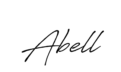 Use a signature maker to create a handwritten signature online. With this signature software, you can design (Antro_Vectra_Bolder) your own signature for name Abell. Abell signature style 7 images and pictures png