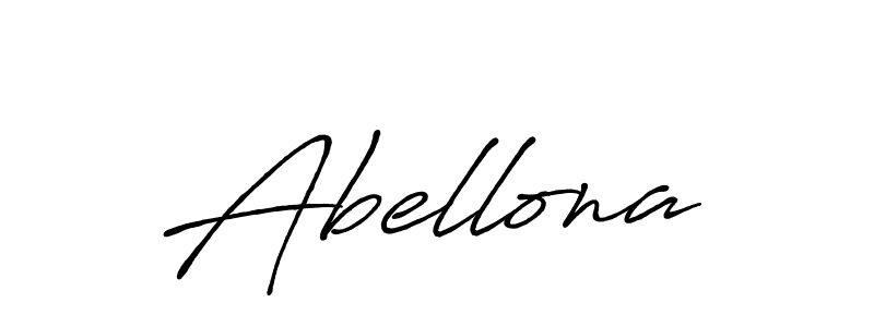 Create a beautiful signature design for name Abellona. With this signature (Antro_Vectra_Bolder) fonts, you can make a handwritten signature for free. Abellona signature style 7 images and pictures png