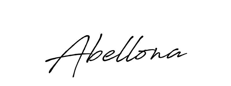 Create a beautiful signature design for name Abellona. With this signature (Antro_Vectra_Bolder) fonts, you can make a handwritten signature for free. Abellona signature style 7 images and pictures png