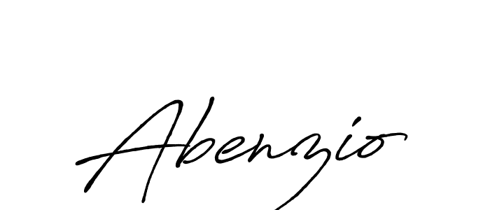 Design your own signature with our free online signature maker. With this signature software, you can create a handwritten (Antro_Vectra_Bolder) signature for name Abenzio. Abenzio signature style 7 images and pictures png