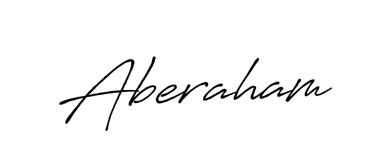 How to make Aberaham signature? Antro_Vectra_Bolder is a professional autograph style. Create handwritten signature for Aberaham name. Aberaham signature style 7 images and pictures png