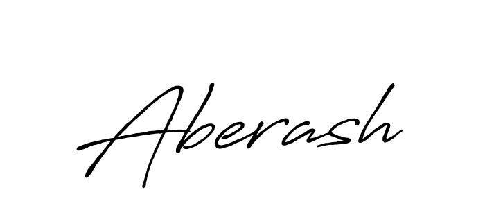 Use a signature maker to create a handwritten signature online. With this signature software, you can design (Antro_Vectra_Bolder) your own signature for name Aberash. Aberash signature style 7 images and pictures png