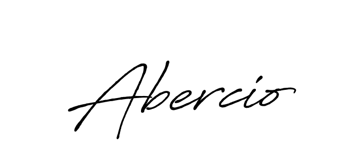 Design your own signature with our free online signature maker. With this signature software, you can create a handwritten (Antro_Vectra_Bolder) signature for name Abercio. Abercio signature style 7 images and pictures png