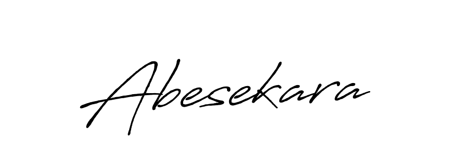 Make a beautiful signature design for name Abesekara. With this signature (Antro_Vectra_Bolder) style, you can create a handwritten signature for free. Abesekara signature style 7 images and pictures png