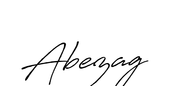 Create a beautiful signature design for name Abezag. With this signature (Antro_Vectra_Bolder) fonts, you can make a handwritten signature for free. Abezag signature style 7 images and pictures png