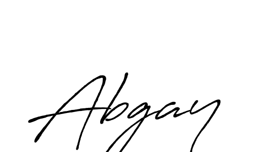 Use a signature maker to create a handwritten signature online. With this signature software, you can design (Antro_Vectra_Bolder) your own signature for name Abgay. Abgay signature style 7 images and pictures png
