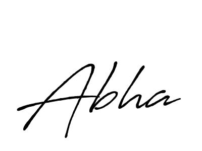 How to make Abha name signature. Use Antro_Vectra_Bolder style for creating short signs online. This is the latest handwritten sign. Abha signature style 7 images and pictures png