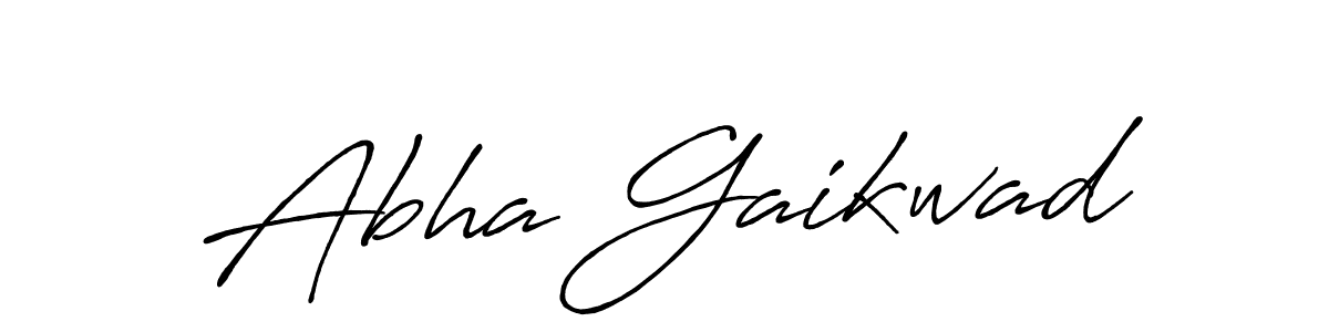It looks lik you need a new signature style for name Abha Gaikwad. Design unique handwritten (Antro_Vectra_Bolder) signature with our free signature maker in just a few clicks. Abha Gaikwad signature style 7 images and pictures png