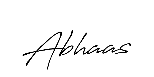 Create a beautiful signature design for name Abhaas. With this signature (Antro_Vectra_Bolder) fonts, you can make a handwritten signature for free. Abhaas signature style 7 images and pictures png