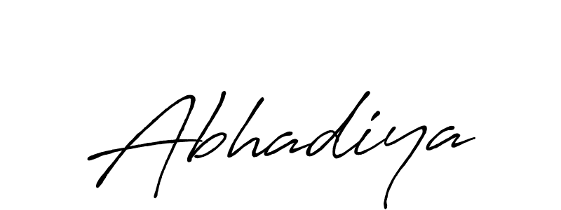 Here are the top 10 professional signature styles for the name Abhadiya. These are the best autograph styles you can use for your name. Abhadiya signature style 7 images and pictures png