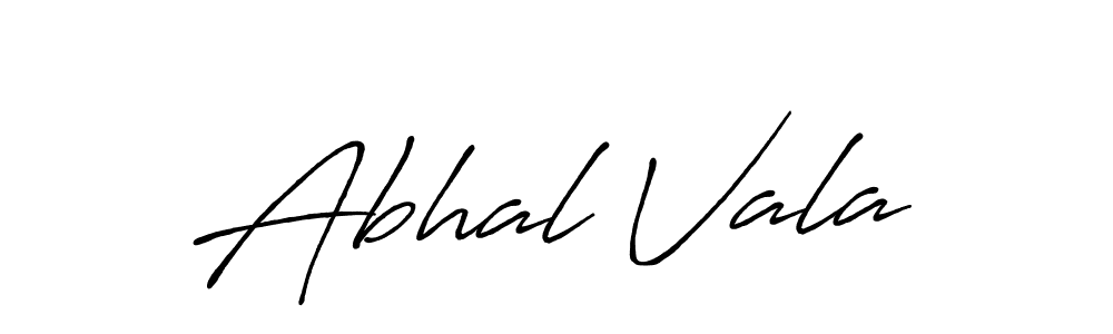 Design your own signature with our free online signature maker. With this signature software, you can create a handwritten (Antro_Vectra_Bolder) signature for name Abhal Vala. Abhal Vala signature style 7 images and pictures png