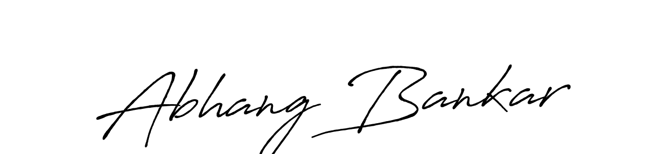 Also You can easily find your signature by using the search form. We will create Abhang Bankar name handwritten signature images for you free of cost using Antro_Vectra_Bolder sign style. Abhang Bankar signature style 7 images and pictures png