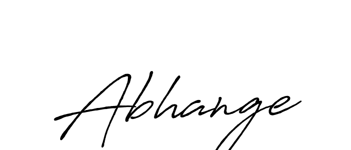 Design your own signature with our free online signature maker. With this signature software, you can create a handwritten (Antro_Vectra_Bolder) signature for name Abhange. Abhange signature style 7 images and pictures png