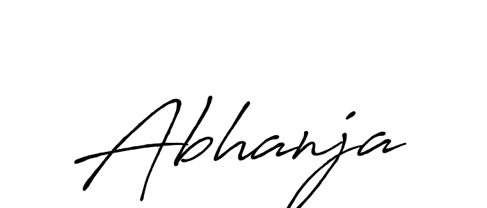 You should practise on your own different ways (Antro_Vectra_Bolder) to write your name (Abhanja) in signature. don't let someone else do it for you. Abhanja signature style 7 images and pictures png