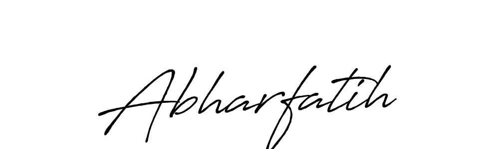 Create a beautiful signature design for name Abharfatih. With this signature (Antro_Vectra_Bolder) fonts, you can make a handwritten signature for free. Abharfatih signature style 7 images and pictures png