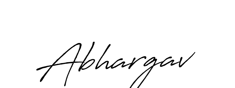 Make a beautiful signature design for name Abhargav. With this signature (Antro_Vectra_Bolder) style, you can create a handwritten signature for free. Abhargav signature style 7 images and pictures png