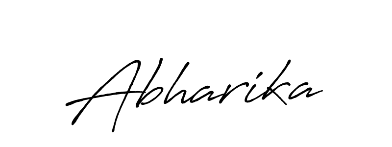 Abharika stylish signature style. Best Handwritten Sign (Antro_Vectra_Bolder) for my name. Handwritten Signature Collection Ideas for my name Abharika. Abharika signature style 7 images and pictures png