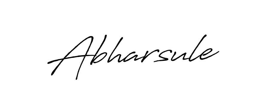 Abharsule stylish signature style. Best Handwritten Sign (Antro_Vectra_Bolder) for my name. Handwritten Signature Collection Ideas for my name Abharsule. Abharsule signature style 7 images and pictures png