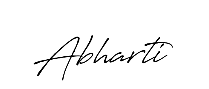 Once you've used our free online signature maker to create your best signature Antro_Vectra_Bolder style, it's time to enjoy all of the benefits that Abharti name signing documents. Abharti signature style 7 images and pictures png