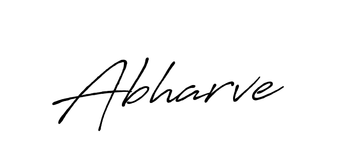 Use a signature maker to create a handwritten signature online. With this signature software, you can design (Antro_Vectra_Bolder) your own signature for name Abharve. Abharve signature style 7 images and pictures png