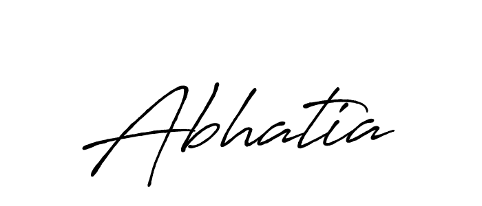 Create a beautiful signature design for name Abhatia. With this signature (Antro_Vectra_Bolder) fonts, you can make a handwritten signature for free. Abhatia signature style 7 images and pictures png