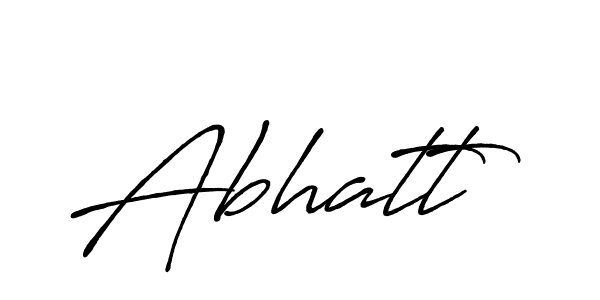 Antro_Vectra_Bolder is a professional signature style that is perfect for those who want to add a touch of class to their signature. It is also a great choice for those who want to make their signature more unique. Get Abhatt name to fancy signature for free. Abhatt signature style 7 images and pictures png