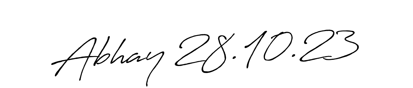 Abhay 28.10.23 stylish signature style. Best Handwritten Sign (Antro_Vectra_Bolder) for my name. Handwritten Signature Collection Ideas for my name Abhay 28.10.23. Abhay 28.10.23 signature style 7 images and pictures png