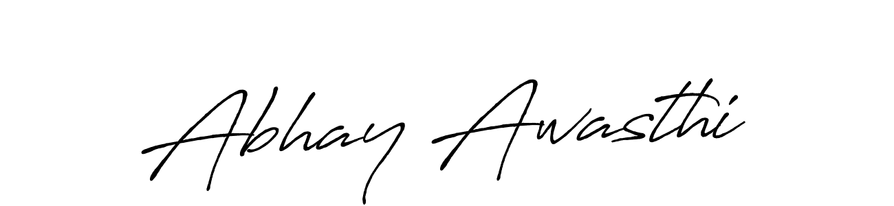 It looks lik you need a new signature style for name Abhay Awasthi. Design unique handwritten (Antro_Vectra_Bolder) signature with our free signature maker in just a few clicks. Abhay Awasthi signature style 7 images and pictures png