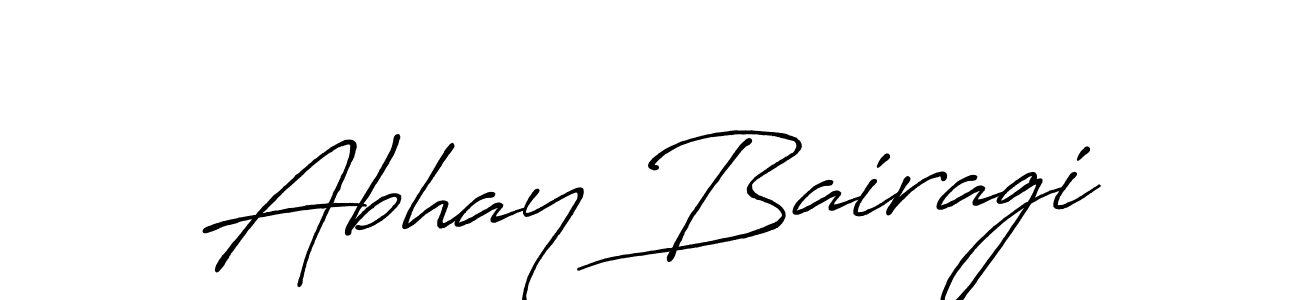 How to make Abhay Bairagi signature? Antro_Vectra_Bolder is a professional autograph style. Create handwritten signature for Abhay Bairagi name. Abhay Bairagi signature style 7 images and pictures png