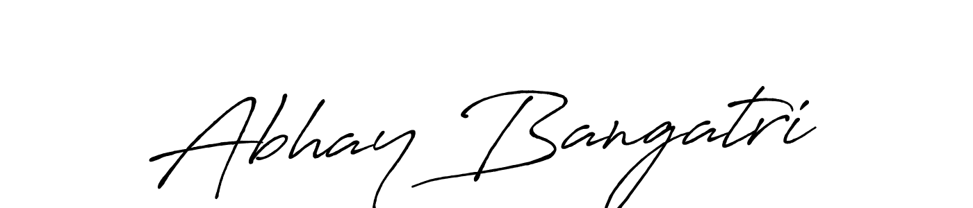 Make a beautiful signature design for name Abhay Bangatri. Use this online signature maker to create a handwritten signature for free. Abhay Bangatri signature style 7 images and pictures png