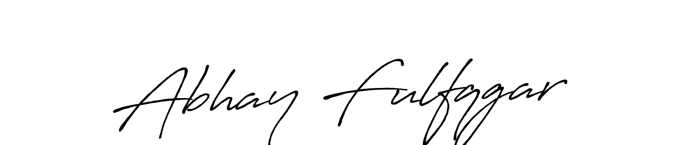 Make a short Abhay Fulfqgar signature style. Manage your documents anywhere anytime using Antro_Vectra_Bolder. Create and add eSignatures, submit forms, share and send files easily. Abhay Fulfqgar signature style 7 images and pictures png