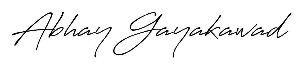 Try this chic Abhay Gayakawad handwritten sign style. Using Antro_Vectra_Bolder font elements, it gives your name a sleek, memorable identity. Abhay Gayakawad signature style 7 images and pictures png