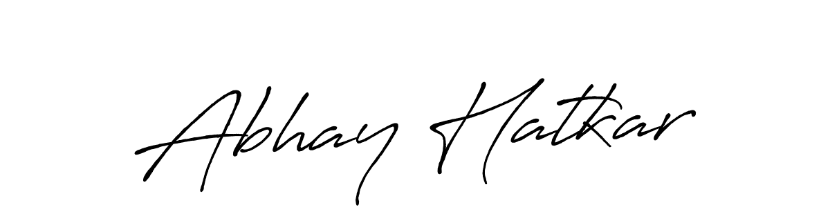 How to make Abhay Hatkar signature? Antro_Vectra_Bolder is a professional autograph style. Create handwritten signature for Abhay Hatkar name. Abhay Hatkar signature style 7 images and pictures png