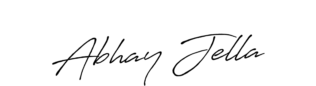 How to make Abhay Jella signature? Antro_Vectra_Bolder is a professional autograph style. Create handwritten signature for Abhay Jella name. Abhay Jella signature style 7 images and pictures png