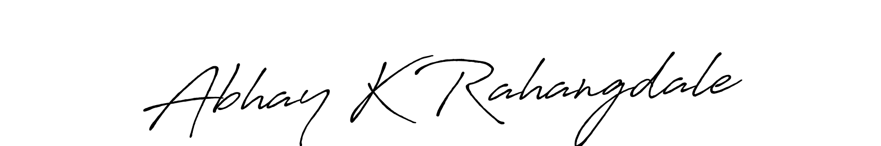Make a beautiful signature design for name Abhay K Rahangdale. Use this online signature maker to create a handwritten signature for free. Abhay K Rahangdale signature style 7 images and pictures png
