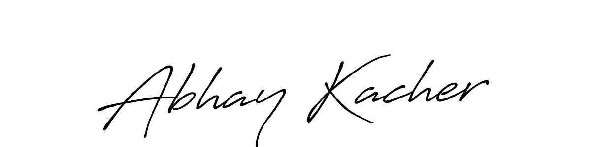 Make a short Abhay Kacher signature style. Manage your documents anywhere anytime using Antro_Vectra_Bolder. Create and add eSignatures, submit forms, share and send files easily. Abhay Kacher signature style 7 images and pictures png