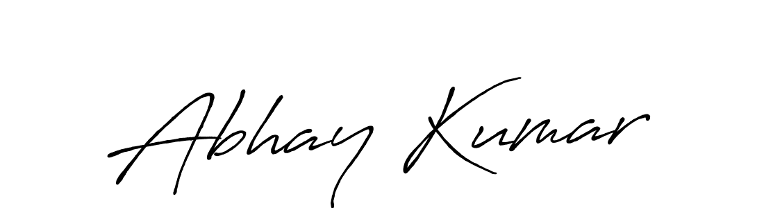 Use a signature maker to create a handwritten signature online. With this signature software, you can design (Antro_Vectra_Bolder) your own signature for name Abhay Kumar. Abhay Kumar signature style 7 images and pictures png